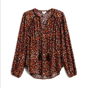 Mason & Belle Lizbeth velvet detail top